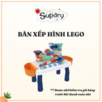 [QUÀ TẶNG] Bàn Xếp Hình Lego Cho Bé 142 Chi Tiết