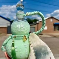 Quà Tặng Bầu Trắng Chai Rượu Thủy Tinh Trà Rượu Vang Đỏ Trái Cây Chai Rượu Phụ Đóng Gói Trà Sữa Lạnh Chai Rượu Người Ảnh Hưởng Ở Lại Chai Nước Trễ