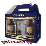 Hộp quà Chimay xanh 9% (1 ly cao cấp + 4 chai 330ml)