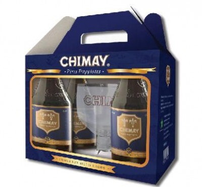 Hộp quà Chimay xanh 9% (1 ly cao cấp + 4 chai 330ml)