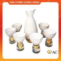 Quà Tặng - BỘ BÌNH 6 LY UỐNG RƯỢU MẠNH QP706  Chính hãng - Freeship