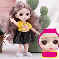 Quà Tặng Búp Bê Barbie 17Cm (Có Quần Áo Và Giày) Đồ Chơi Ăn Mặc Quà Tặng Barbie