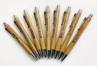 Quà Tặng Bút Bi Vỏ Tre Khắc Tên