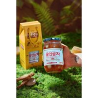 [QUÀ TẶNG  CAO CẤP ] Sâm ngâm mật ong HONEY GINSENG TEA Hàn Quốc, sâm tươi ngâm mật ong - lọ 580g
