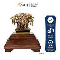 Quà Tặng Chậu Cây Kim Ngân dát vàng 24k ACT GOLD ISO 9001:2015 - Mang Lại Giàu Sang, May Mắn