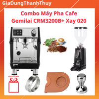 {Quà Tặng} Combo Máy Pha Cà Phê Gemilai CRM3200B + Máy Xay LD 020
