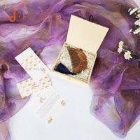 [Quà tặng đặc biệt Tịnh Đế Liên] Lược gỗ Đàn Hương Tỳ Bà Mộc phiên bản "An" - Hoàng Kim