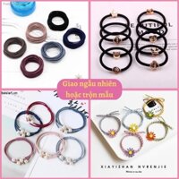 Quà Tặng Dây Cột Tóc Cho 💖Lẻ Ga giường 💖1m2/2m2 Cotton Poly chất đẹp chưa kèm vỏ gối, Drap nệm bo chun sẵn nhiều mẫu