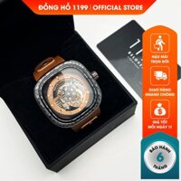 [QUÀ TẶNG] Đồng hồ cơ dây da - Đồng Hồ Nam Chống Nước Chống Xước Máy Chạy Cơ Bền Bỉ Thép Đặc 6264.PL - 1199 Watches