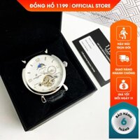 [QUÀ TẶNG] Đồng hồ cơ - Đồng Hồ Dây Da Nam 43mm Fom Size Chuẩn Chống Nước Chống Xước Tốt 80172.LM - 1199 Watches