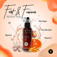 [quà tặng full size] xịt nước tinh dầu bưởi kích mọc tóc, giảm rụng tóc, dưỡng tóc vyvyhaircare 100ml V