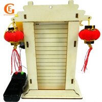 Quà TẶNG GIÁO DỤC Con Lăn Điện Shutter Cửa DIY Lắp Ráp Đồ Chơi Khoa Học Đồ Chơi Giáo Dục Gizmo Trẻ Em Quà Tặng