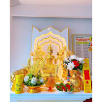 [Quà tặng] [ HÀNG CHÍNH HÃNG] [FREE SHIP] BỘT XÔNG TÀI LỘC ALOFA MẪU MỚI