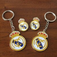 Quà tặng hàng hóa của người hâm mộ bóng đá Real Madrid, huy hiệu biểu tượng đội, trâm cài, móc khóa ô tô, ba lô, đồ trang trí