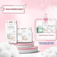 [QUÀ TẶNG HẤP DẪN] Combo 8 Bịch Bỉm NADY Natural NB56/S50/M42/M44/L40/XL38/XXL36 Siêu Thấm Hút