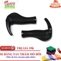 Quà Tặng Hấp Dẫn - Tay nắm xe đạp thể thao có sừng DF4-01 - Tay Nắm Xe Đạp Chống Trượt H0N1 - Bộ Tay Nắm Cao Su Xe Đạp Giảm Chấn Có Sừng - Bộ 02 tay nắm xe đạp cao cấp có tay nghỉ TN02 - Tay nắm xe đạp thể thao có đệm