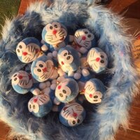 Quà tặng Hoa Gấu Bông Đô rê mon 11 con