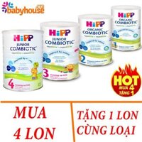 QUÀ TẶNG HOT | Sữa hipp số 1 800g Chính Hãng tặng 1 lon sữa hipp cùng loại khi mua 4 lon