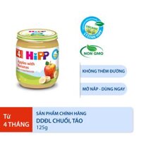 [QUÀ TẶNG HOT] Thức ăn dặm dinh dưỡng đóng lọ Chuối Táo HiPP 125g (4210)