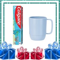 [QUÀ TẶNG] Kem đánh răng Colgate trẻ em khủng long hương dâu 40g và cốc nước Inochi