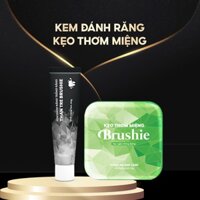 [Quà Tặng] Kẹo thơm miệng, Kem đánh răng, Nước súc miệng Brushie