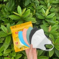 (QUÀ TẶNG) khẩu trang 5D mask Bông Sen Vàng-1 gói