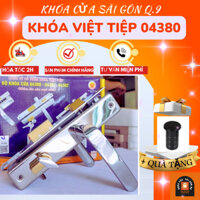 [QUÀ TẶNG] KHÓA VIỆT TIỆP 04380 VẶN CHÌA  - TAY GẠT CHO CỬA SẮT 3X6 - BH 3 NĂM