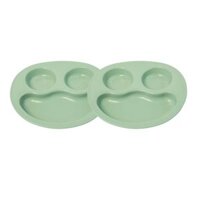 [Quà tặng không bán] 02 khay ăn dặm cho bé Amori Inochi - chất lượng Nhật Bản