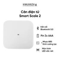 [Quà tặng không bán] Cân điện tử KingSmith Smart Scale Gen 2 - Kết Nối App Mi Fit