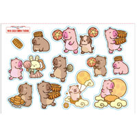 [QUÀ TẶNG KHÔNG BÁN] Dán hình STICKER các loại Nhà Sách Minh Thắng (1 sticker ngẫu nhiên)