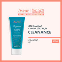 [QUÀ TẶNG KHÔNG BÁN] Gel rửa mặt tạo bọt cho da dầu nhạy cảm AVÈNE CLEANANCE CLEANSING GEL 200ml