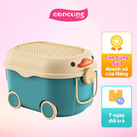 [Quà tặng không bán] Hộp đựng đồ chơi lego (Xanh)