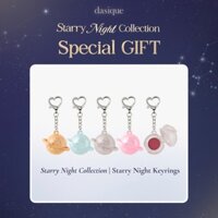 [QUÀ TẶNG KHÔNG BÁN] Keyring móc khóa lõi son dasique BST Mới Starry Night