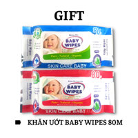 [QUÀ TẶNG KHÔNG BÁN] Khăn Giấy Ướt Baby Wipes - Khăn Ướt Cho Bé 80 Tờ Ngẫu Nhiên