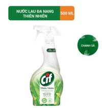 [QUÀ TẶNG KHÔNG BÁN] Nước Lau Đa Năng Cif Thiên Nhiên Chanh & Sả 500ml