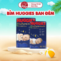 [Qùa tặng không bán] Tã Quần chuyên dụng ban đêm Huggies Platinum Nature Made M58/L44/XL38/XXL26