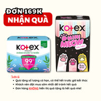 [QUÀ TẶNG KOTEX] Combo 1 gói Kotex Minimoew 8 miếng & 1 gói Kotex HN Kháng khuẩn 20 miếng