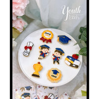 Quà tặng kỷ yếu, lễ tốt nghiệp bánh quy icing cookie thiết kế theo yêu cầu