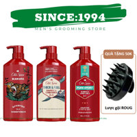 [QUÀ TẶNG LƯỢC] Dầu Gội - Xả Old Spice 650ml nhiều mùi hương – Sạch gàu, Tăng độ phồng