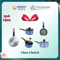 [Quà Tặng Màu ngẫu nhiên] Quánh Chống Dính Elmich Đáy Từ 16cm Làm Từ Hợp Kim Nhôm Chịu Nhiệt Cao Và Sử Dụng Được Bếp Từ