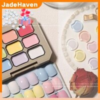 Quà tặng miễn phí Baomanshi 2022 Bộ sơn móng tay dạng gel đặc thời trang -9 Lớp phủ tráng gương Ombre Miles tổng hợp mịn đa năng phổ biến JadeHaven