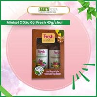 [QUÀ TẶNG] Mini set 02 Dầu Gội Fresh Thảo Mộc Dưỡng Sinh 40g/chai