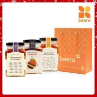 Quà Tặng Mứt Mật Ong Cam Quýt + Mơ Khô + Hoa Oải Hương Crimea(3 hũ x 320g)-MEDOVDOM