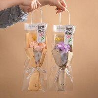 Quà Tặng Ngày Của Mẹ Dệt Kim Len Bó Hoa Cẩm chướng Tay Dệt Kim Thành Phẩm Quà Tặng Ngày Lễ Cho Mẹ chồng