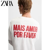 Quà tặng ngày lễ tình nhân nam ZARA Áo thun in nhiều màu 6224407