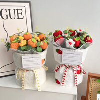 Quà tặng ngày nhà giáo 2024 Phong cách mới Móc len thủ công Bó hoa sinh nhật Quà tặng thực tế cho giáo viên