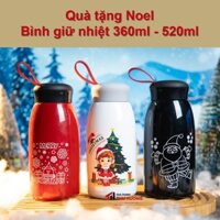 Quà tặng noel cho bé, bình giữ nhiệt 360ml cao cấp khắc tên riêng theo yêu cầu - Gia dụng Thu Hương