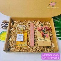 Quà tặng nữ, tặng bạn gái - son Hero và nước hoa COOC