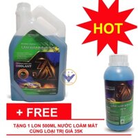 [QUÀ TẶNG] Nước làm mát ô tô màu xanh 3A Premium Longlife Coolant 4L tặng lon 500ml