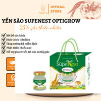 [QUÀ TẶNG] Nước Yến Sào Cao Cấp SupeNest OptiGrow 25% Yến thiên Nhiên hủ 70ml (Nước Yến Sào Trẻ Em)